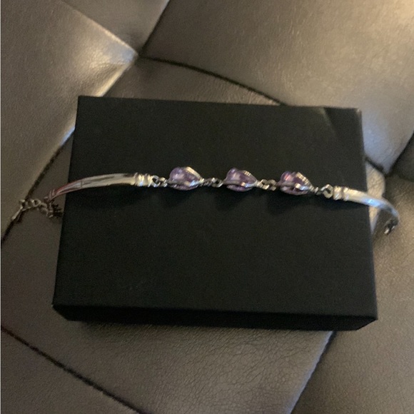 2/$10 Vintage Amethyst Bracelet - Picture 3 of 4